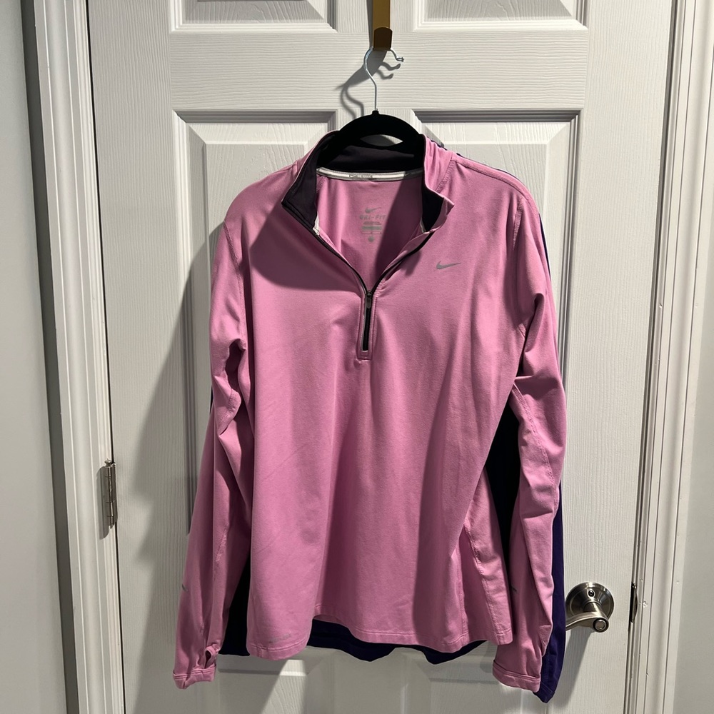 Pink Nike Dri-Fit top size L